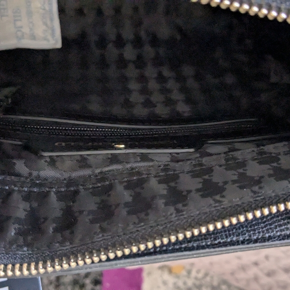 Karl Lagerfeld Black and Gold Women's Bag/ Crossbody 11.5 X 10 - Picture 5 of 9